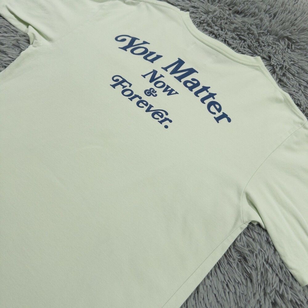 You Matter Demetrius Harmon Shirt Large Green Blue Now And Forever Pullover Mens